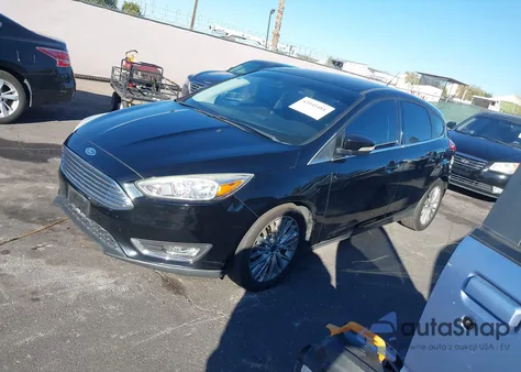 2016 Ford Focus Titanium from USA, damaged, VIN 1FADP3N28GL203371